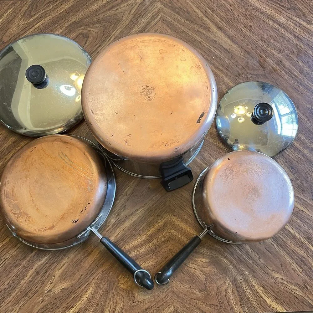 Revere Ware 1801 Copper Bottom Stock Pot 10 3 qt 10